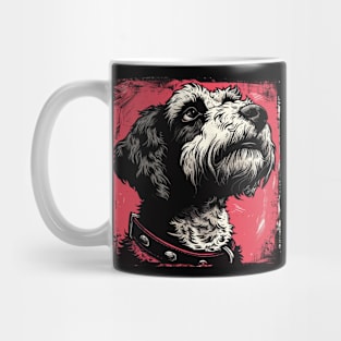 Retro Art Bedlington Terrier Dog Lover Mug